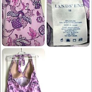 Lands End Size 18 halter tankini top. Perfect condition